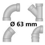 Fittings Ø 63 mm