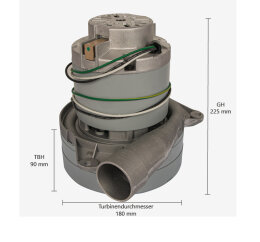 Motor für 500E,800E,BAR-TO-VAC-3003, 2875 Home-Vac 9800