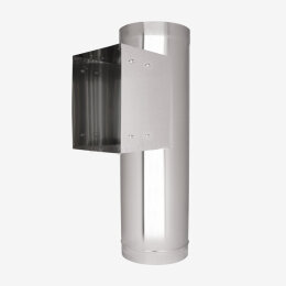 Türschurrenrohr - Edelstahl Ø 450 mm - rechteckig