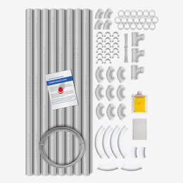 RETRAFLEX - Einbau-Set für 1 oder 2 Saugdosen