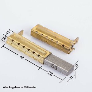 Kohlebürsten - für S80, S100  1° TYP  (ERS.)