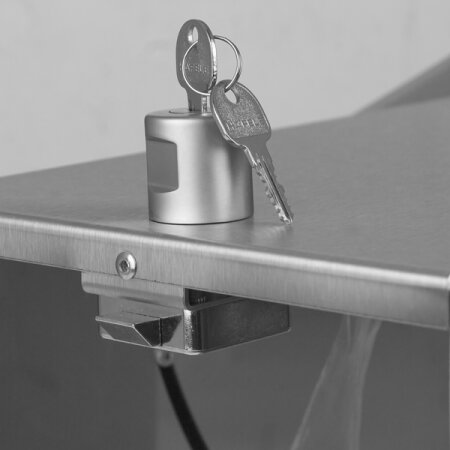 Einwurftr KIPPMULDE (Edelstahl)