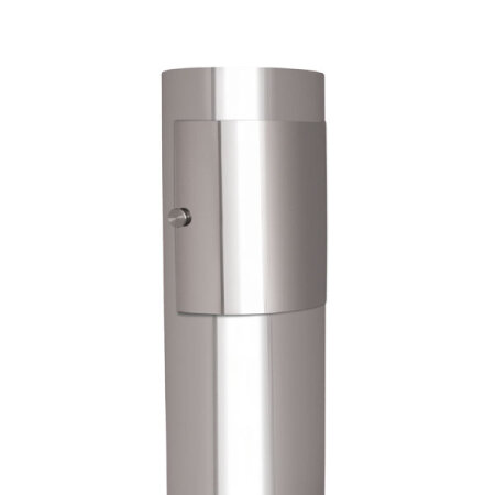 Freistehende Einwurfsule FUSION (Endmodul)  - Edelstahl  250 mm