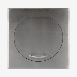 Einwurftür STYLO SQUARE (Edelstahl) Ø 300 mm