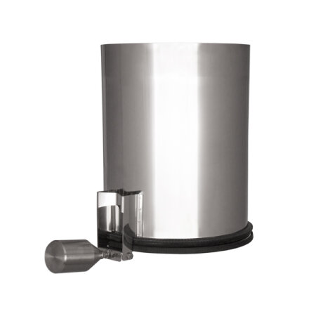 Automatikklappe - selbstschlieend - Edelstahl  285 mm