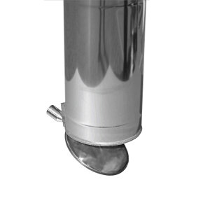 B-WARE: Automatikklappe - selbstschlie&szlig;end - Edelstahl &Oslash; 300 mm