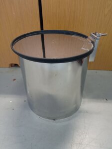 B-WARE: Automatikklappe - selbstschlie&szlig;end - Edelstahl &Oslash; 300 mm