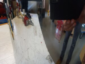 B-WARE: Automatikklappe - selbstschlie&szlig;end - Edelstahl &Oslash; 300 mm