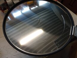 B-WARE: Automatikklappe - selbstschließend - Edelstahl Ø 300 mm