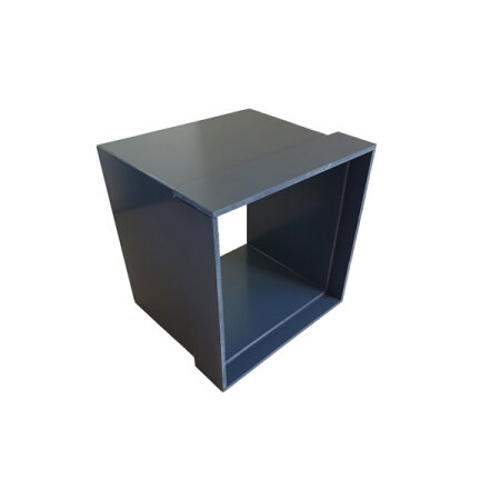 Schurrenverlängerung für Türschurrenrohr - PVC Ø 250 mm - quadratisch