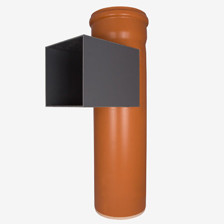 Türschurrenrohr PVC (quadratisch) Ø 400 mm - 450x450 mm