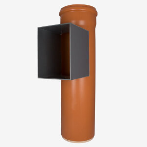 Türschurrenrohr PVC (rechteckig) Ø 400 mm