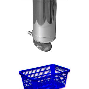 Automatikklappe - selbstschlie&szlig;end - Edelstahl &Oslash; 300 mm