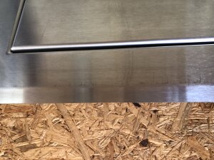 B-WARE: Einwurftür QUATTRO PUSH S (Edelstahl)
