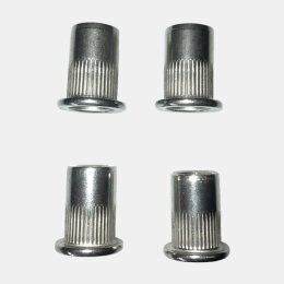 Nietmuttern 4er-Set für Schurrenkasten (Edelstahl)