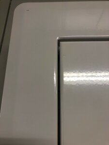 B-WARE: Einwurftür QUATTRO PUSH  (Weiß)