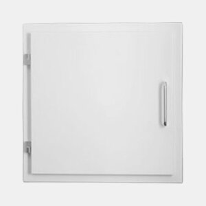Einwurftür Easy-Line DN250 RAL9016 - Weiß