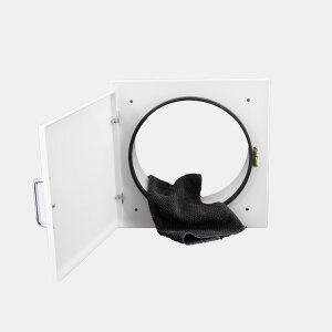 Einwurftür Easy-Line DN250 RAL9016 - Weiß