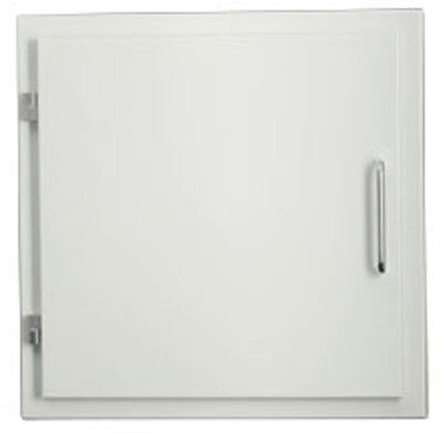 Einwurftür Easy-Line DN400 RAL9016 - Weiß