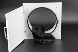 Einwurftür Easy-Line DN400 RAL9016 - Weiß