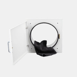 Einwurftür Easy-Line DN280 RAL9016 - Weiß