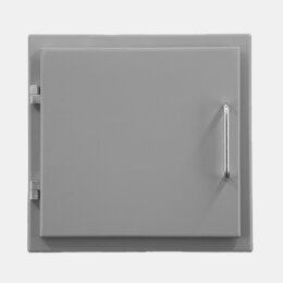 Einwurftür Easy-Line DN280 RAL7037 - Staubgrau