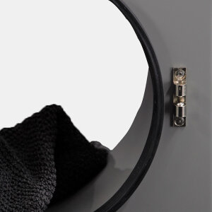Einwurftür Easy-Line DN250 f. PVC-Rohr RAL7037 - Staubgrau