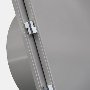 Einwurftür Easy-Line DN300 f. PVC-Rohr RAL7037 - Staubgrau