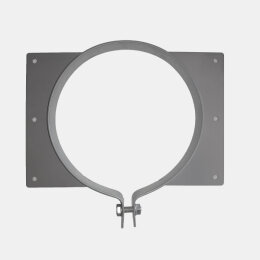 B-WARE: Schachtauflager GERADE - lackiert - Ø 250 mm