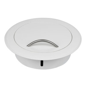 B-WARE: Einwurftür STYLO S (Weiß) Ø 250 mm