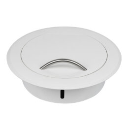 B-WARE: Einwurftür STYLO S (Weiß) Ø 250 mm