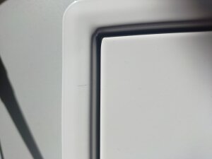 B-WARE: Einwurftür QUATTRO PUSH  (Weiß)
