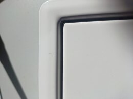 B-WARE: Einwurftür QUATTRO PUSH  (Weiß)