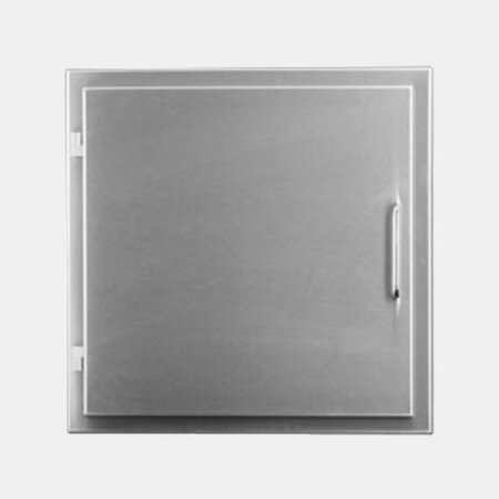 Einwurftür Easy-Line DN300 f. PVC-Rohr - Edelstahl