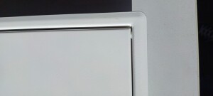 B-WARE: Einwurft&uuml;r QUATTRO PUSH SLIM S (Wei&szlig;)