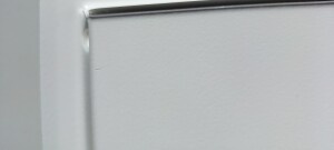 B-WARE: Einwurft&uuml;r QUATTRO PUSH SLIM S (Wei&szlig;)