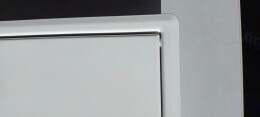 B-WARE: Einwurftür QUATTRO PUSH SLIM S (Weiß)