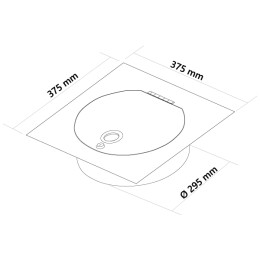 B-Ware: Einwurftür SUPERIOR SQUARE (Edelstahl)