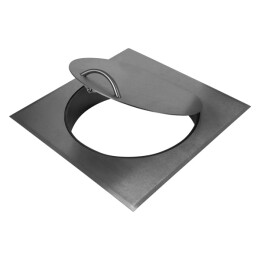 B-Ware: Einwurftür STYLO SQUARE (Edelstahl) Ø 300 mm
