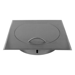 B-Ware: Einwurftür STYLO SQUARE (Edelstahl) Ø 300 mm